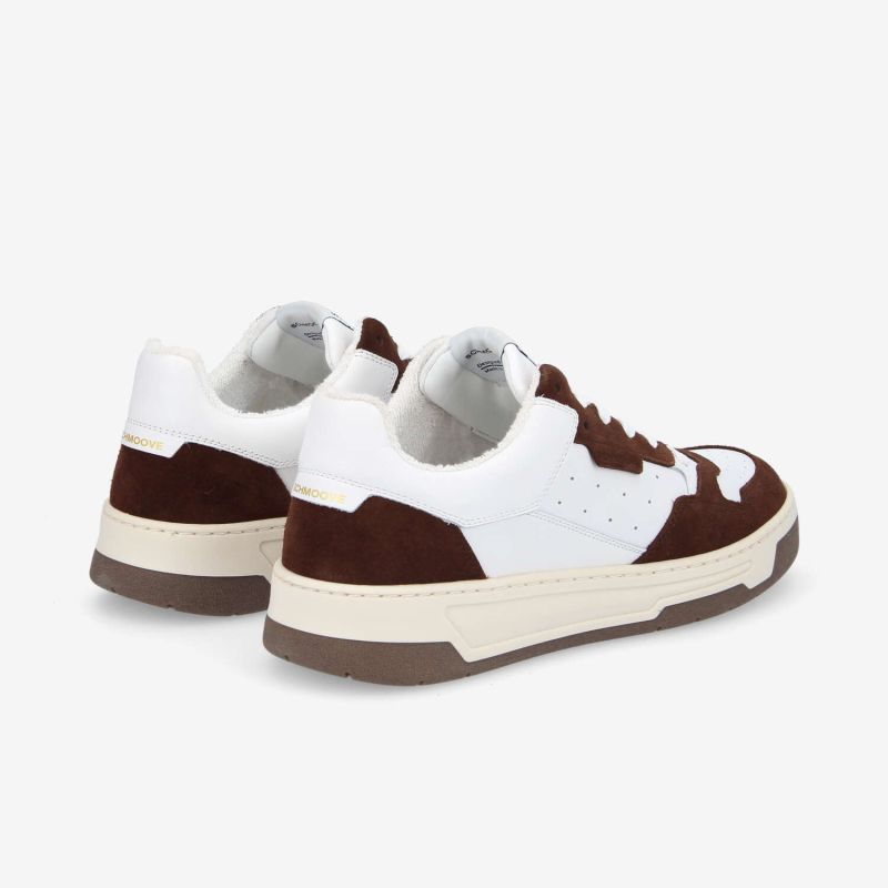 SMATCH NEW TRAINER M - NAPPA/SUEDE -  BLANC/MARRON